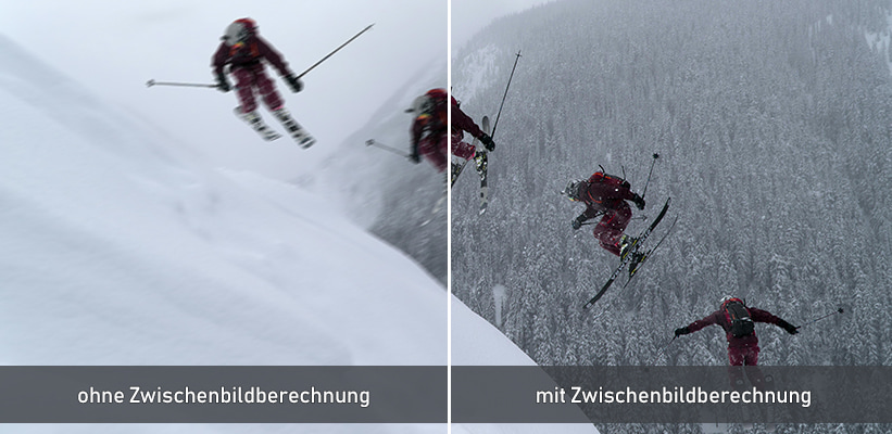 Optoma UHZ78LV PureMotion Zwischenbildberechnung Vergleich