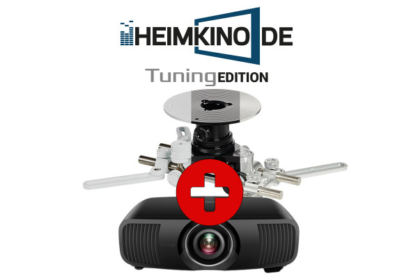 Set: Epson EH-LS12000B + celexon Multicel OMG-1000 Deckenhalterung | HEIMKINO.DE Tuning Edition