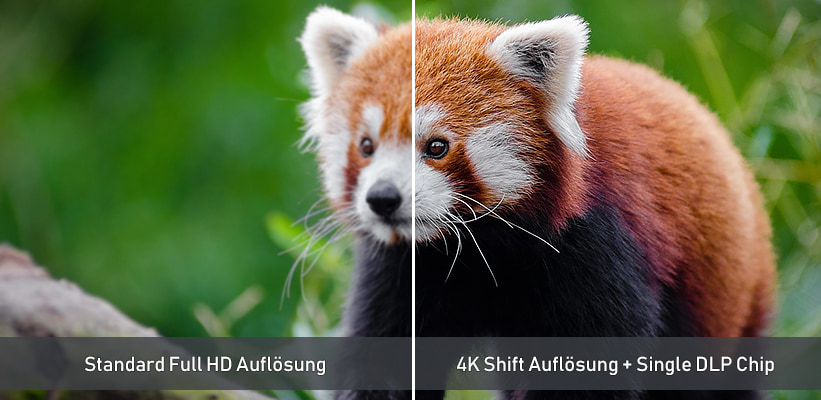 JMGO N1S Ultimate 4K Bildvorteil Upscaling