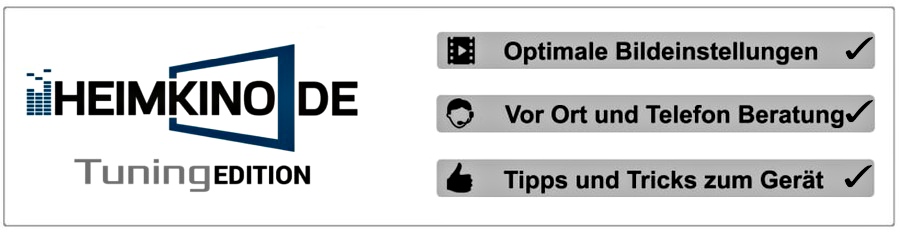 Ideale Bildeinstellungen Heimkino.de Tuning Edition
