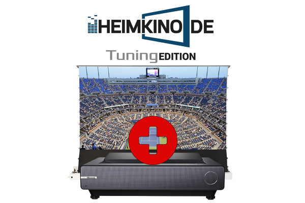 Set: Hisense PX2 Pro + celexon CLR Tension Bodenleinwand II | HEIMKINO.DE Tuning Edition