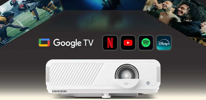 ViewSonic V754K Google TV mit Streaming Apps