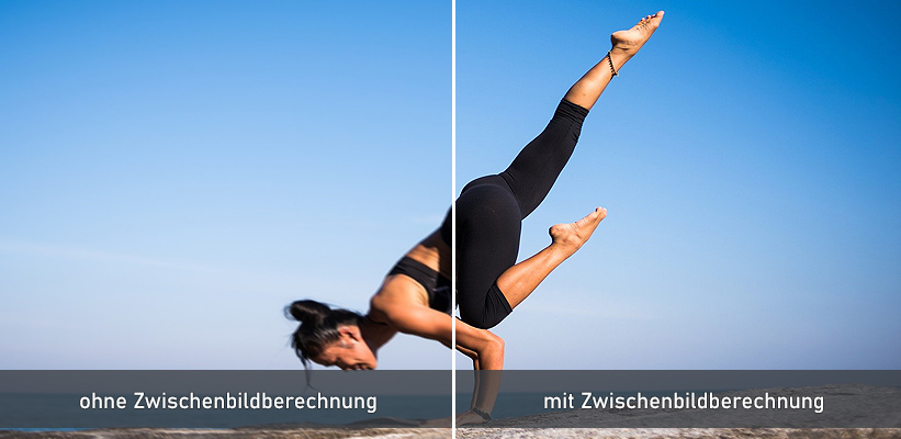 ViewSonic X1000-4K Zwischenbildberechnung Test