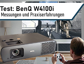 BenQ W4100i Beamer Test