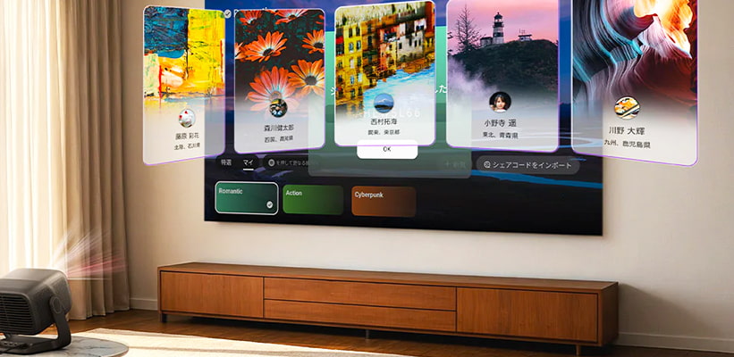 JMGO N3 Ultimate Streaming App Auswahl Google TV