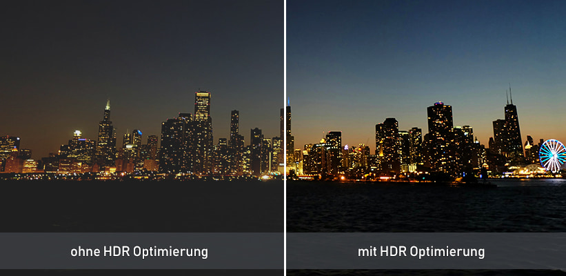 Sony Bravia Projektor 7 VPL-XW5100ES Schwarz HDR Bildvergleich Vorteil