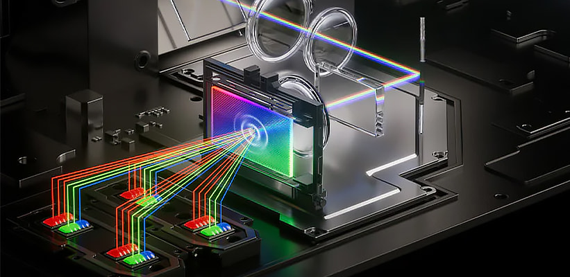 JMGO N3 Ultimate Triple Laser Lichtquelle Aufbau