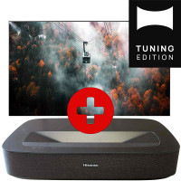 Set: Hisense PL2 + celexon CLR UST Performance Rahmenleinwand | HEIMKINO.DE Tuning Edition
