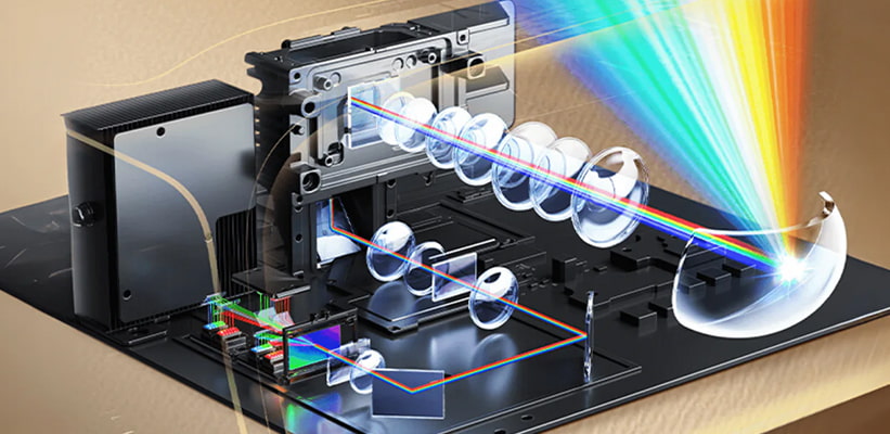 Hisense L9Q TriChroma Triple Laser Lichtquelle Aufbau