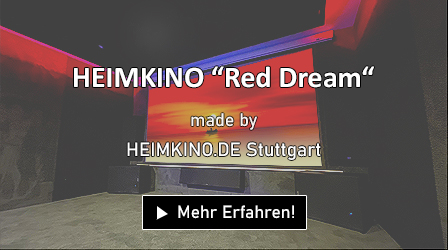 Heimkino Red Dream Referenz Installation