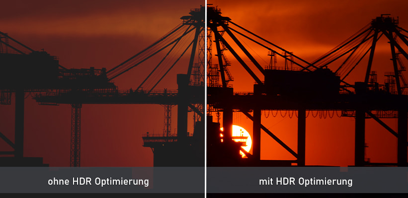 JVC LX-NZ30 Kontrast Schwarzwert HDR Vergleich