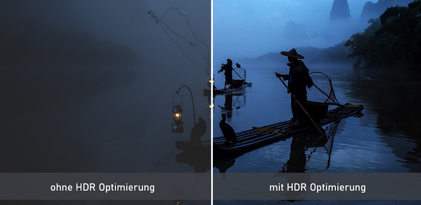 LG HU915QE HDR Tone Mapping HDR Leistung Vergleich