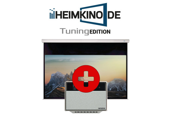 Set: XGIMI Horizon Ultra + DELUXX Slowmotion Rolloleinwand | HEIMKINO.DE Tuning Edition