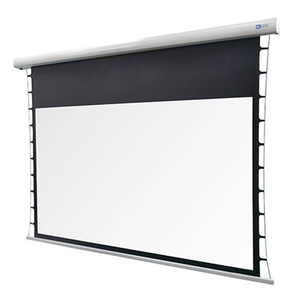 DELUXX Cinema Motorleinwand Tension 243 x 136cm, 110- 4k Pro Fibre MWHT