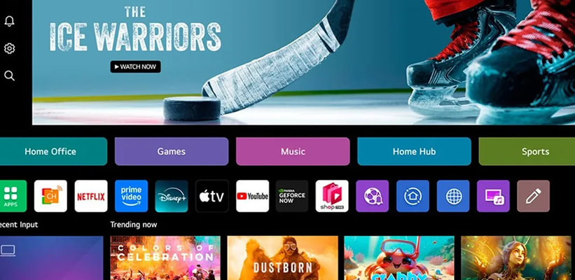 LG CineBeam PU600U webOS Smarte Oberflaeche