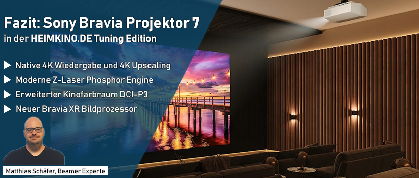 Sony Bravia Projektor 7 VPL-XW5100ES Weiss Beamer Heimkino