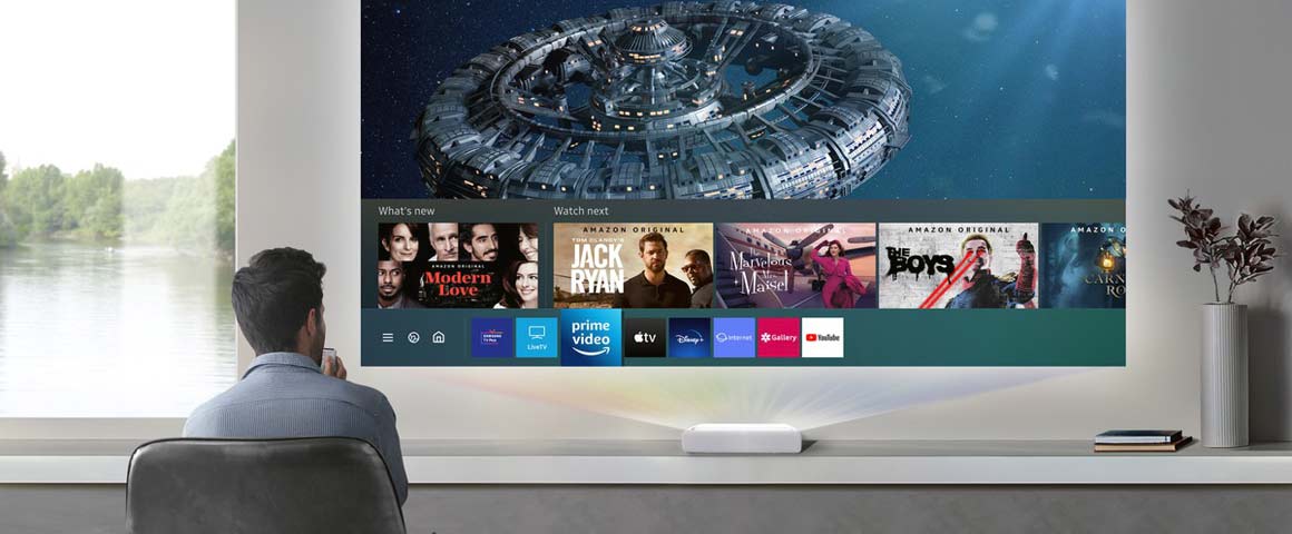 Samsung The Premiere LSP7T Streaming Apps