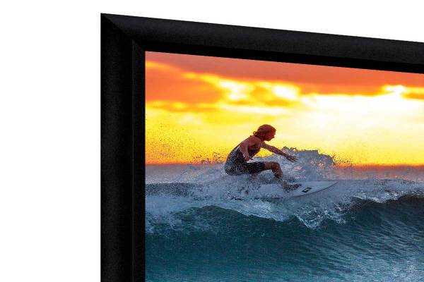 DELUXX Dayvision Kontrastleinwand 280 x 158cm - 126" Rahmenleinwand