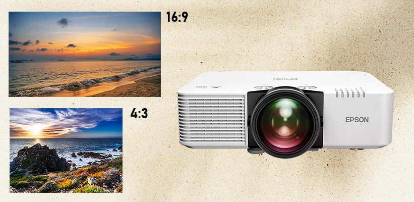 Epson EB-L690SU verschiedene projizierbare Bildformate