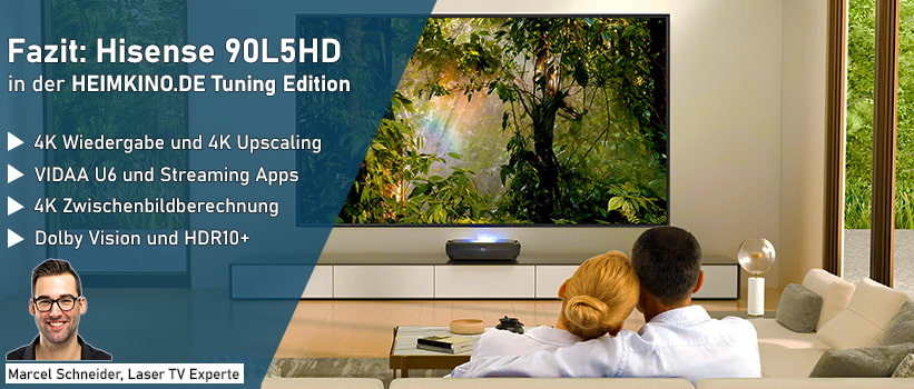 Hisense 90L5HD Laser TV Fazit