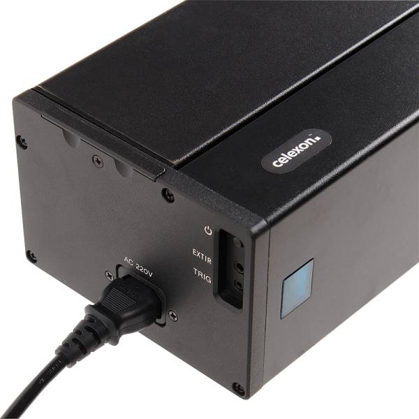 celexon UST Hochkontrast Bodenscheren Leinwand - HomeCinema Plus, 100" schwarz - B-Ware Platin