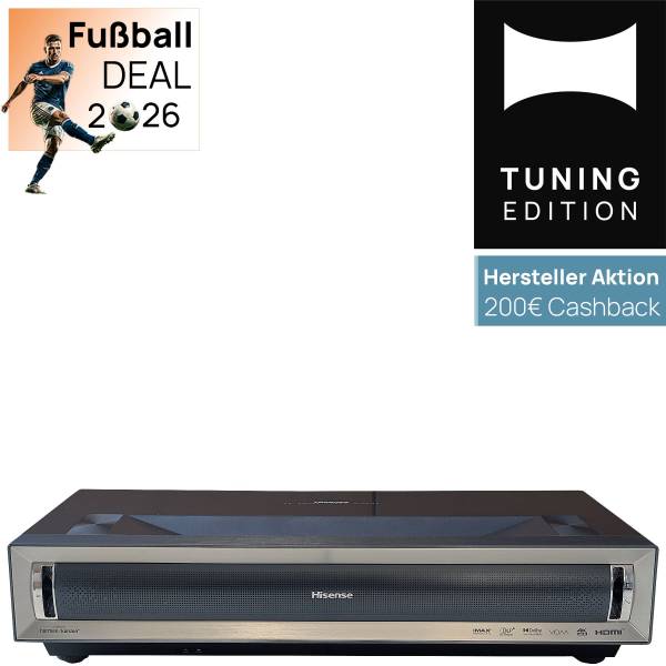 Hisense PX3-Pro TriChroma - 4K HDR Laser TV Beamer | HEIMKINO.de Tuning Edition