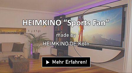 Heimkino Sports Fan Referenz Installation