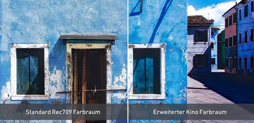 Epson EH-LS670B Kino Farbraum Vergleich