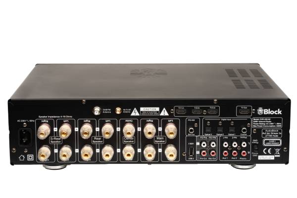 Block CVR-200 Schwarz - 7.1 AV-Receiver mit integrierten Blu-Ray Player