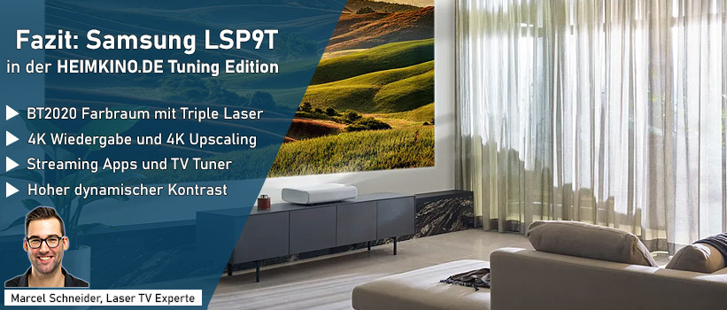 Samsung LSP9T Laser TV Fazit