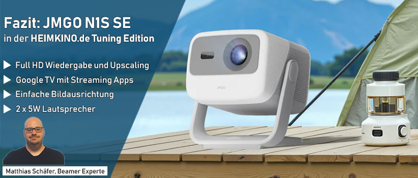 JMGO N1S SE Beamer Fazit Test