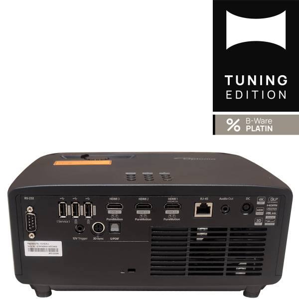 Optoma UHZ58LV 4K UHD Dual-Laser-Heimkino-Projektor - B-Ware Platin