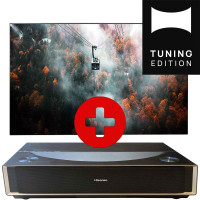 Set: Hisense PT1 + celexon CLR Performance Rahmenleinwand | HEIMKINO.DE Tuning Edition