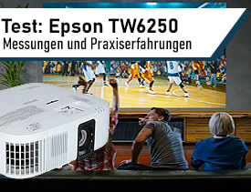 Epson TW6250 Streaming Beamer Test 2023