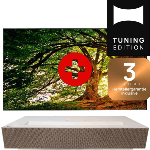 Set: LG CineBeam HU915QE + celexon Bright Onyx UST Kontrastleinwand
