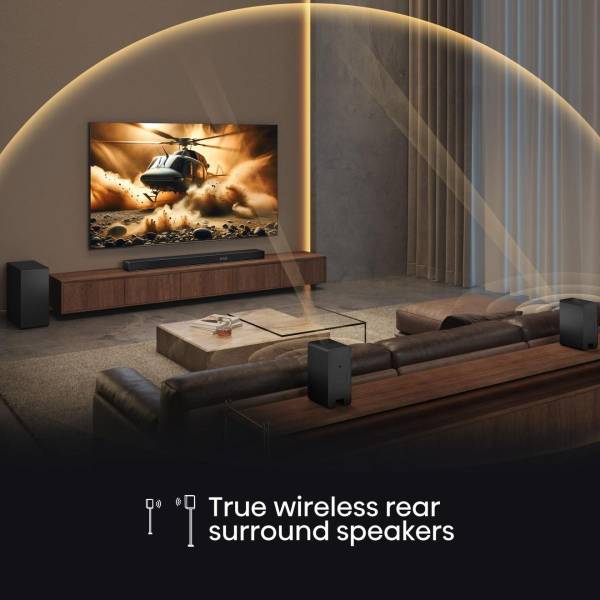 Hisense AX5140Q Schwarz - 5.1.4 Dolby Atmos Soundbar