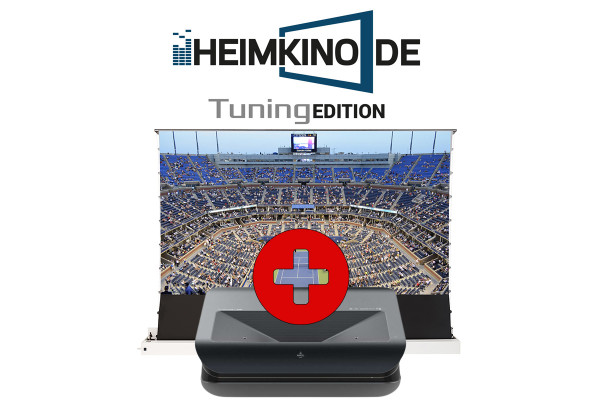 Set: AWOL Vision LTV-3000 Pro + celexon CLR Tension Bodenleinwand II | HEIMKINO.DE Tuning Edition