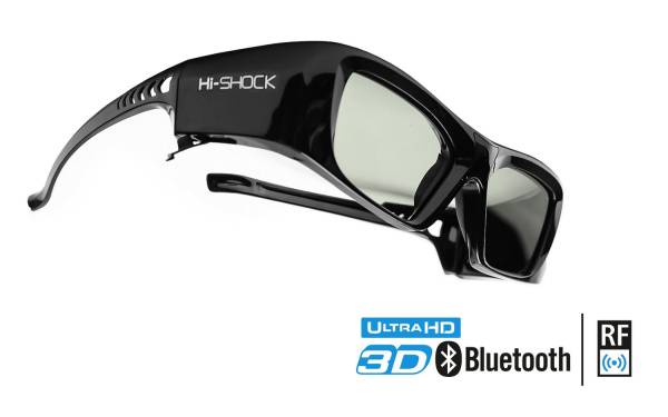 Hi-SHOCK Black Diamond - RF 3D Brille mit Akku