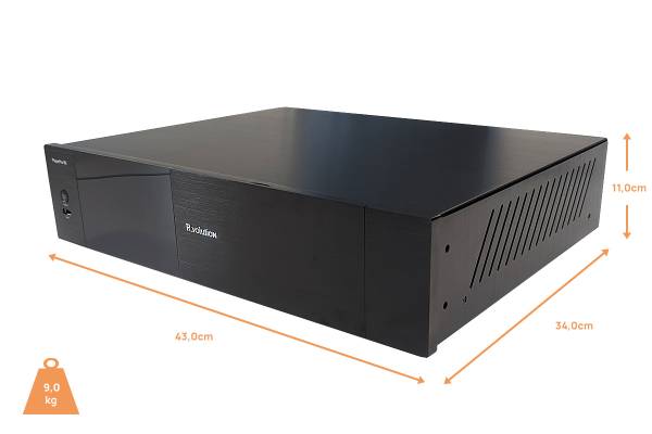 R_volution PlayerPro 8K - 8K UltraHD HDR Mediaplayer | HEIMKINO.DE Tuning Edition