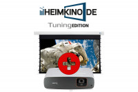 Set: BenQ TK860i + DELUXX Darkvision Tension Motorleinwand | HEIMKINO.DE Tuning Edition