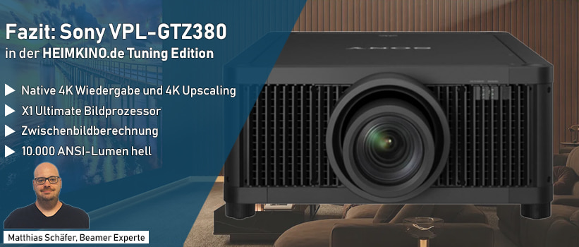 Sony VPL-GTZ380 Beamer Installation
