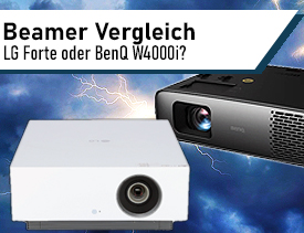 Fussball Beamervergleich LG Forte oder BenQ W4000i