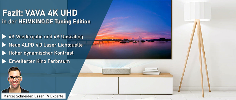 VAVA 4K Laser TV Kaufberater Fazit