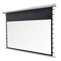 DELUXX Cinema Motorleinwand Tension 221 x 124cm, 100 - 4k Pro Fibre MWHT