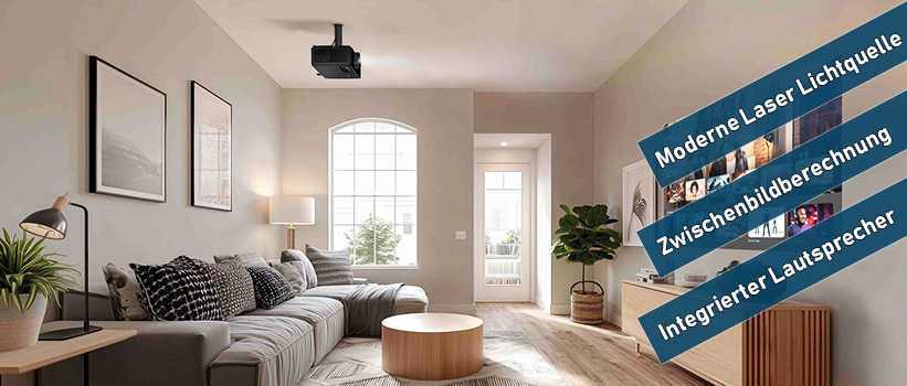 Optoma UZ38x Wohnraum Installation