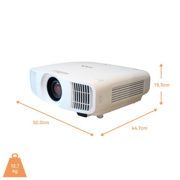 Epson EH-LS9000W 4K HDR Laser-Heimkino-Beamer mit 3LCD-Technologie, 2.200 Lumen und motorisiertem Le