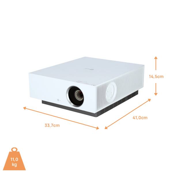 LG CineBeam Forte HU810PW - 4K HDR Laser Beamer | HEIMKINO.de Tuning Edition