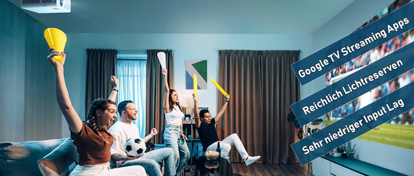 ViewSonic V754K Wohnzimmer Beamer Installation Vorteile