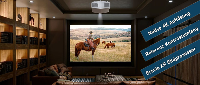 Sony Bravia Projektor 9 VPL-XW8100ES weiß Beamer Aufbau Heimkino